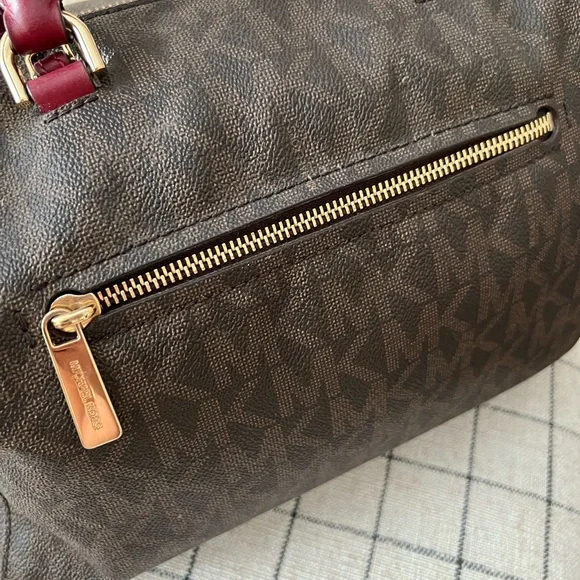 Michael Kors Collection Brown and Red Bag - Picture 7 of 9